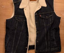 levi's denim vest