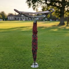 Antique Shooting stick with umbrella