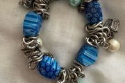 beaded charm bracelet