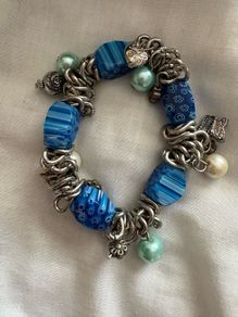 beaded charm bracelet