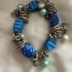 beaded charm bracelet