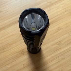 Free LED flashlight with microUSB charging port
