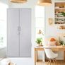 Multi purpose storage cabinet (Grey) - FREE DELIVERY Image 4