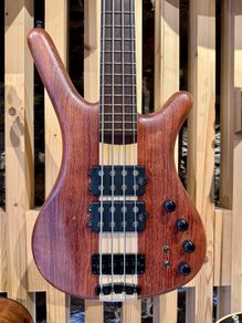 Warwick Corvette NT "Double Buck" Bubinga 4 String Bass