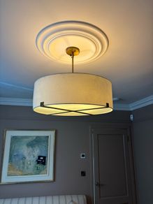 Pair of matching hanging shades