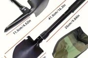 Camping multi-tool. Camping shovel. Hiking shovel