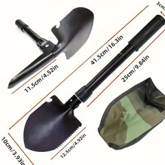 Camping multi-tool. Camping shovel. Hiking shovel