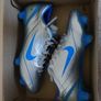 Football Boots Nike Mecurial Vapor II Sliver/Blue (2004) Size 8.5UK SG Image 4