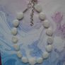 White necklace.Jewellery,Gift.Summer jewellery. Image 4