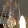 Murano Glass 6 Arms Chandelier Vintage 1960 Image 4