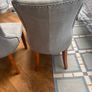 6 Clara Light Grey Dining chairs Image 3