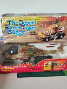 Vintage Battery Operated Desert Military Toys 1980s 90s 90e for both or seperate