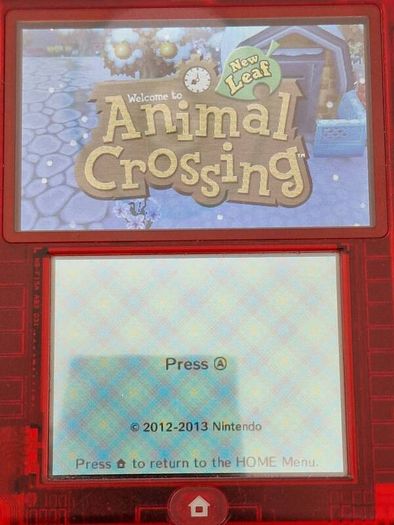 Animal Crossing New Leaf Nintendo 3DS