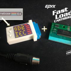 Commodore 64 SD2IEC Fully Setup with GAMEBASE 64 and Optional Fastload Cartridge