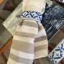Eight Porcelain Vintage Napkin Holders Blue White Image 9