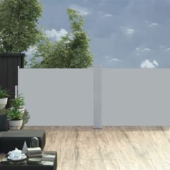 Retractable Side Awning Anthracite 100x1000 cm