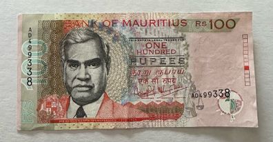Mauritius 100 Rupees 1999 Banknote
