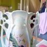 Lustrewear Bird Vase Tall Image 4
