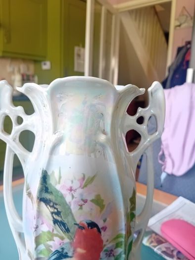 Lustrewear Bird Vase Tall