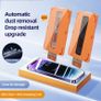 3 Pack iPhone Screen Protector Privacy HD Tempered Glass Dust-Free Install Kit Image 7