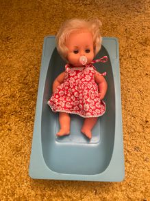 Vintage Palitoy Teeny Weeny Tiny Tears Dolls Bath