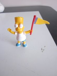 Bart Simpson Waving Flag Figure 2009