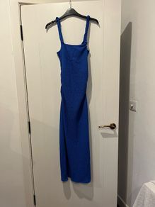 Long blue dress size small