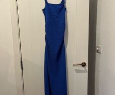 Long blue dress size small