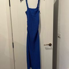 Long blue dress size small