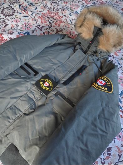 Mens Zavetti Canada Abelli Bomber Jacket Size Large