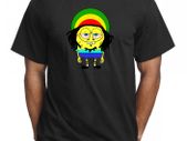 Sponge Bob Stoned Bob Marley Funny 420 T-shirt Tee Birthday Gift Present Idea
