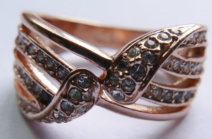 Vintage 18K GP Gold Plated Ring size K