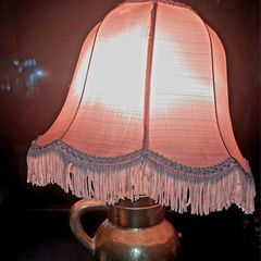 Heavy unusal solid brass lamp