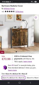 rustic radiator cover