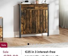 rustic radiator cover