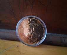 Pope Francis Ireland proof coin medal