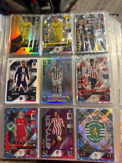 football cards + binders (offers Welcome )
