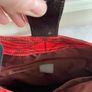 Orla Kiely ladies raspberry crossbody bag Image 4