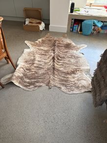 Cow hide rug