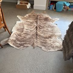 Cow hide rug