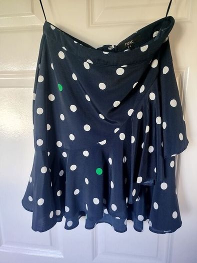 NEXT Navy polka dot skirt