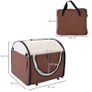Folding Fabric Soft Pet Crate, 46Lx36Wx41H cm (FREE POSTAGE) Image 3
