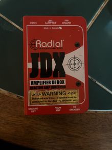 Radial JDX amplifier di box