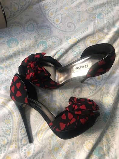 Dune ladies shoes and matching bag, never worn, size UK5