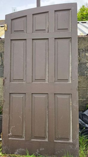 solid wood garage doors