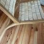Wooden woven lounge chair Image 3