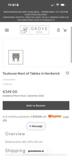nest of tables