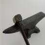 Vintage Miniature Blacksmiths Anvil and Hammer - Cast Iron Image 5