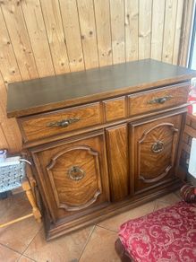 solid walnut sideboard