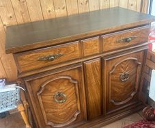solid walnut sideboard